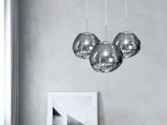 Pendul Glass Silver 220, 1 surse de iluminare