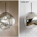 Pendul Glass Silver 220, 1 surse de iluminare